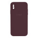 Чохол Silicone Case Square Full Camera для iPhone Xs Max Колір 73.Plum 2020000481966 ma31913_3664396