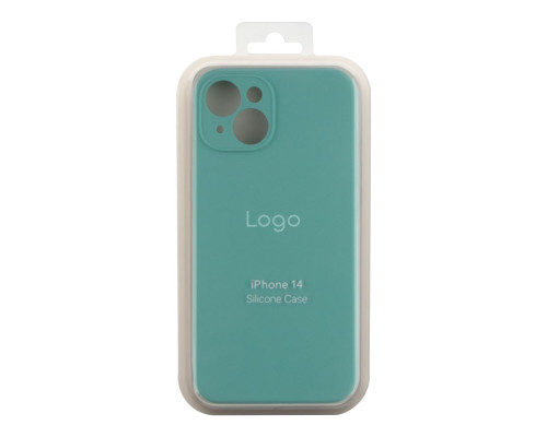Чохол Silicone Case Full Size with Frame для iPhone 14 Колір 55.Pine Green 2020000482215 ma31935_3663094