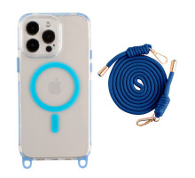 Чохол TPU+PC LanyardCase with MagSafe для iPhone 13 Pro М'ята упаковка Sky Blue ma38604_3867467 2020000487180