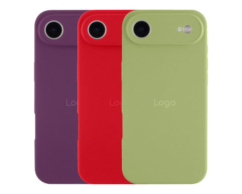 Чохол Silicone Case Full Size with Frame для iPhone 17 Air Колір 38.Shiny Pink 2020000492672 ma38003_3667152