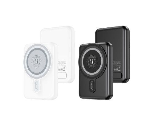 Універсальна Мобільна Батарея Power Bank XO PR264 Magnetic 15W wireless charging+PD20W with a holder 10000mAh М'ята упаковка Колір Чорний 2020000495864 ma38930_3868923