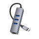 Хаб USB Hoco HB34 Easy link Gigabit Ethernet adapter(Type C to USB3.0*3+RJ45) Колір СiрийХаб USB Hoco HB23 Type-C to (HDTV+USB3.0+USB2.0+RJ45+PD) Колір Сiрий