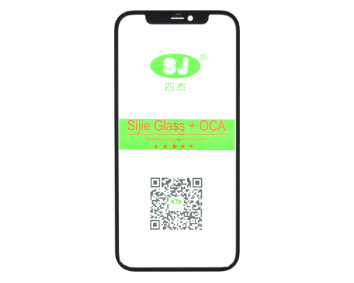Скло дисплея iPhone 12 з OCA black (SJ) PLS-00-00104415