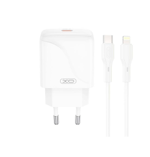 Зарядний пристрій XO L141 20W 3A USB-C з кабелем C-L white PLS-00-00146612