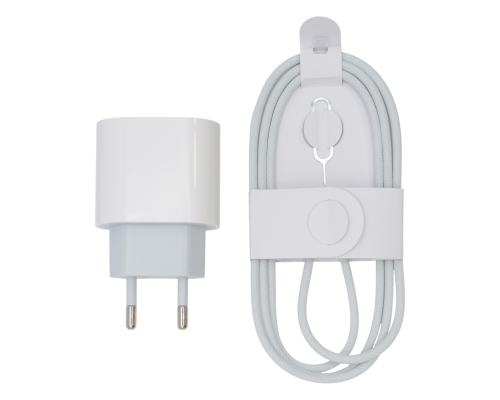 Зарядний пристрій Apple 25W 3A USB-C з кабелем C-C (Original China) white PLS-00-00153826