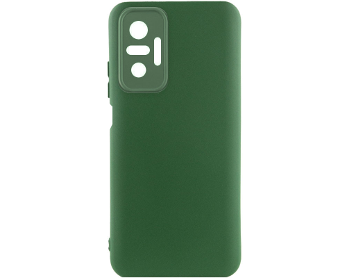 Чохол Silicone Cover Full Camera Xiaomi Redmi Note 10 Pro dark green PLS-00-00118613