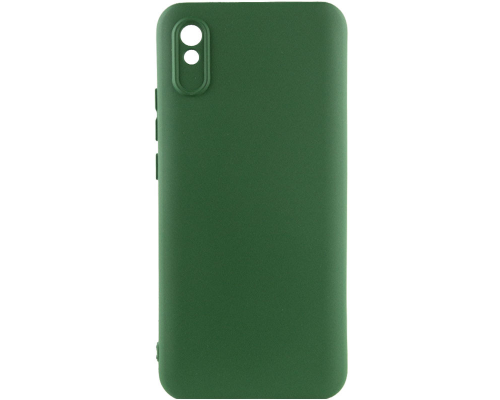 Чохол Silicone Cover Full Camera Xiaomi Redmi 9A dark green PLS-00-00118595