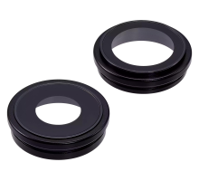 Скло камери Apple iPhone 16 з рамкою black (Original) PLS-00-00132869