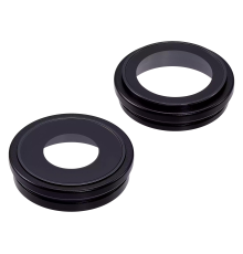 Скло камери Apple iPhone 16 з рамкою black (Original) PLS-00-00132869