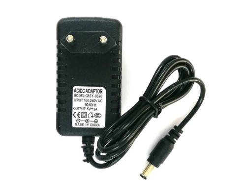 Зарядний пристрій 5V 2A to DC 5.5 x 2.5 мм black PLS-00-00153503