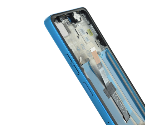 Дисплей Motorola XT2437 Moto G75 з сенсором та рамкою blue (Original) PLS-00-00137033