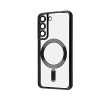 Чохол Fashion Case with MagSafe Full Camera Samsung S906 Galaxy S22 Plus black PLS-00-00120123