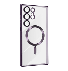 Чохол Fashion Case with MagSafe Full Camera Samsung S908 Galaxy S22 Ultra purple PLS-00-00120133