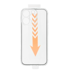 Чохол Clear Case 1.6mm + Захисне скло 2.5D black iPhone 15 Pro PLS-00-00141356