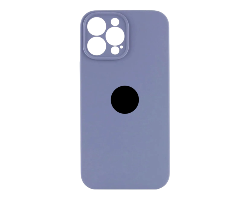 Чохол Silicone Case Full Camera Protective для iPhone 13 Pro Max lavender gray PLS-00-00155447