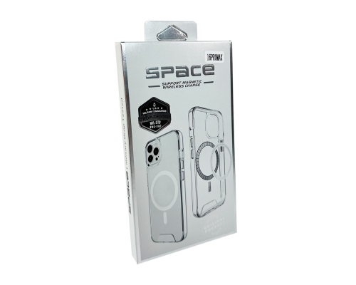 Чохол Space Case with MagSafe iPhone 16 Pro Max transparent PLS-00-00131279