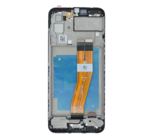 Дисплей Samsung A035F Galaxy A03 (2022) (160,5 x 72 мм) з сенсором та рамкою black (Brand Pack) PLS-00-00126082