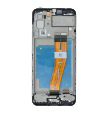 Дисплей Samsung A035F Galaxy A03 (2022) (160,5 x 72 мм) з сенсором та рамкою black (Brand Pack) PLS-00-00126082