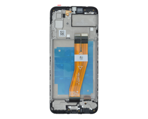 Дисплей Samsung A035F Galaxy A03 (2022) (160,5 x 72 мм) з сенсором та рамкою black (Brand Pack) PLS-00-00126082