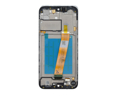 Дисплей Samsung A015 Galaxy A01 (2020) з сенсором та рамкою black (Narrow connector) (OEM) PLS-00-00164713