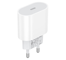 Зарядний пристрій Borofone BA100A PD QC 20W USB-C white PLS-00-00156001