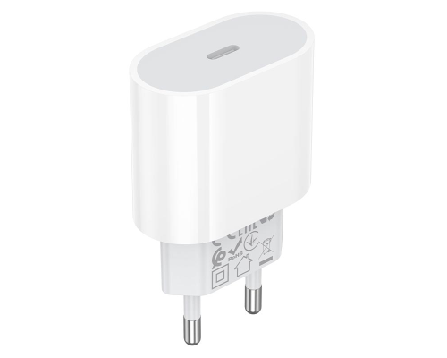 Зарядний пристрій Borofone BA100A PD QC 20W USB-C white PLS-00-00156001