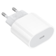 Зарядний пристрій Borofone BA100A PD QC 20W USB-C white PLS-00-00156001
