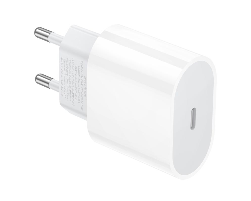 Зарядний пристрій Borofone BA100A PD QC 20W USB-C white PLS-00-00156001