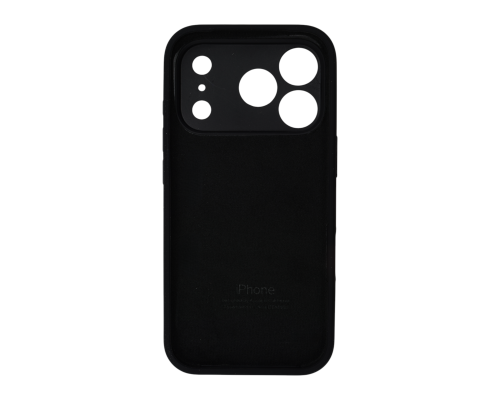 Чохол Silicone Case Full Camera Protective iPhone 17 Pro black PLS-00-00155257