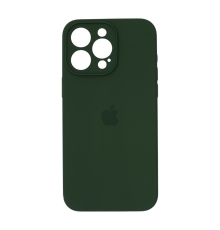 Чохол Silicone Case Full Camera Protective iPhone 15 Pro Max dark green PLS-00-00122996