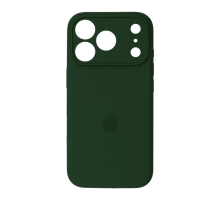 Чохол Silicone Case Full Camera Protective iPhone 17 Pro dark green PLS-00-00156004