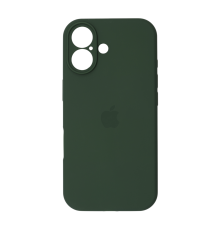 Чохол Silicone Case Full Camera Protective iPhone 17 dark green PLS-00-00150709
