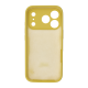 Чохол Silicone Case Full Camera Protective iPhone 17 Pro Max yellow PLS-00-00156046