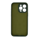 Чохол Silicone Case Full Camera Protective iPhone 15 Pro Max dark green PLS-00-00122996