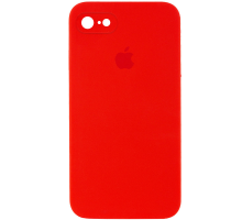 Чохол Silicone Case Квадратні Борти Full Camera iPhone 7 red PLS-00-00103972