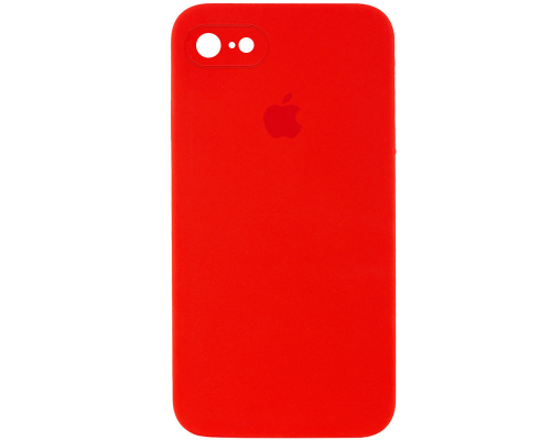 Чохол Silicone Case Квадратні Борти Full Camera iPhone 7 red PLS-00-00103972