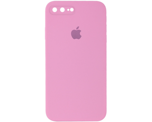 Чохол Silicone Case Квадратні Борти Full Camera iPhone 7 Plus light pink PLS-00-00103983
