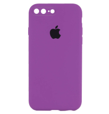 Чохол Silicone Case Квадратні Борти Full Camera iPhone 7 Plus grape PLS-00-00103978