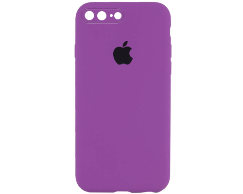 Чохол Silicone Case Квадратні Борти Full Camera iPhone 7 Plus grape PLS-00-00103978