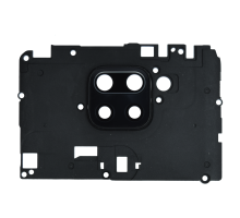 Скло камери Xiaomi Redmi Note 9 з рамкою black PLS-00-00106106