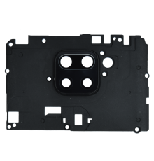 Скло камери Xiaomi Redmi Note 9 з рамкою black PLS-00-00106106