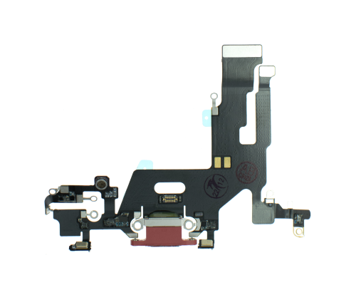 Шлейф iPhone 11 з роз'ємом зарядки red (Original Used) PLS-00-00037051