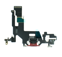 Шлейф iPhone 11 з роз'ємом зарядки red (Original Used) PLS-00-00037051