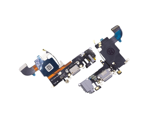 Шлейф iPhone 6S з роз'ємом зарядки gray (Original China) PLS-00-00020832