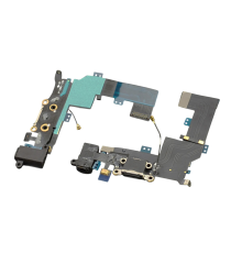 Шлейф iPhone 5s з роз'ємом зарядки та навушників black (Original Used) PLS-00-00013442