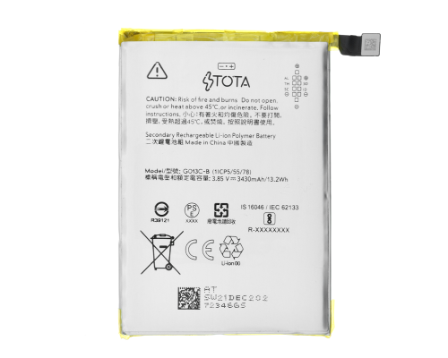 Акумулятор Google G013C-B (TOTA) PLS-00-00100205