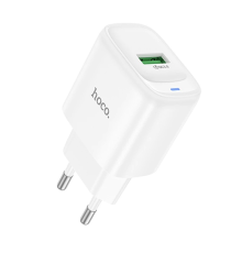 Зарядний пристрій Hoco C140A 18W 3A 1USB-A white PLS-00-00138655