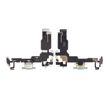 Шлейф iPhone 15 з роз'ємом зарядки green (Original Used) PLS-00-00112820