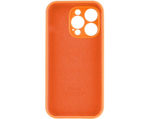 Чохол Silicone Case Full Camera Protective iPhone 15 Pro Max orange PLS-00-00111562