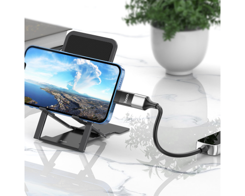 Перехідник Hoco UA17 Lightning to USB black PLS-00-00142560